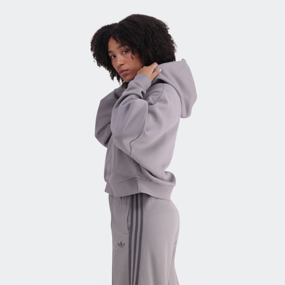 Essentials Short Full-Zip French Terry Hoodie