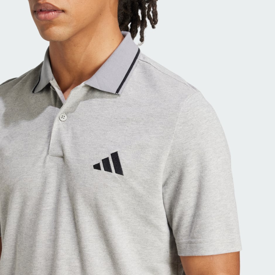 Essentials Small Logo Piqu&eacute; Polo Shirt