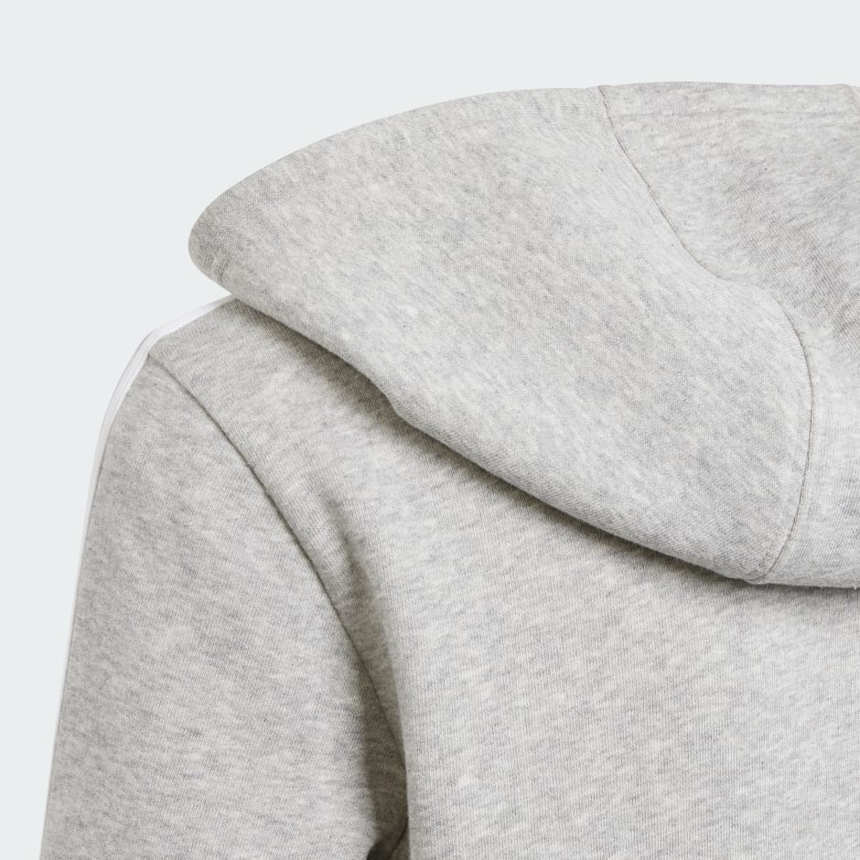 سُترة Essentials 3-Stripes Fleece Full-Zip