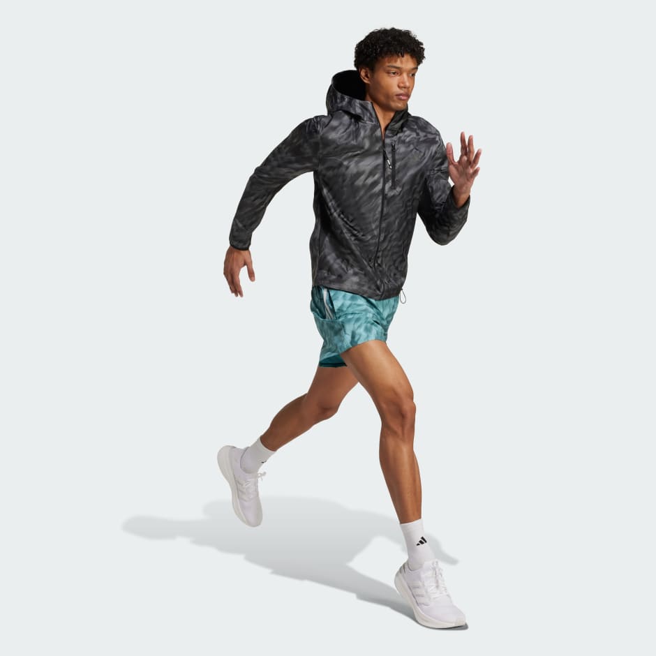 Own The Run Allover Print Jacket