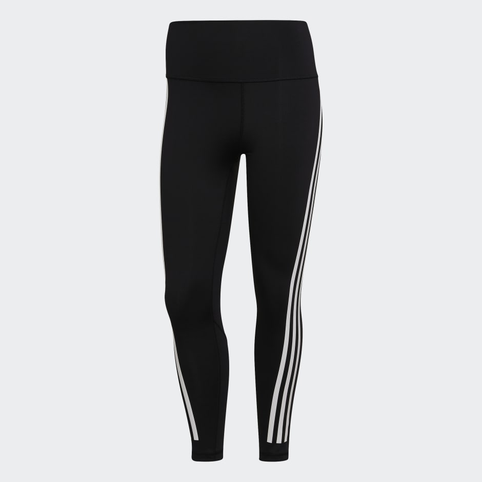 adidas Optime Trainicons 7/8 Leggings - Grey, Women's Training