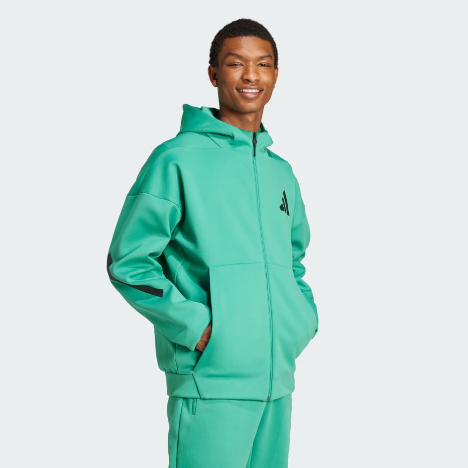 Trackjacket韓国ジェニ着用 定価16500 Z.N.E. Full-Zip Hooded Track Jacket - Green | adidas Hong Kong