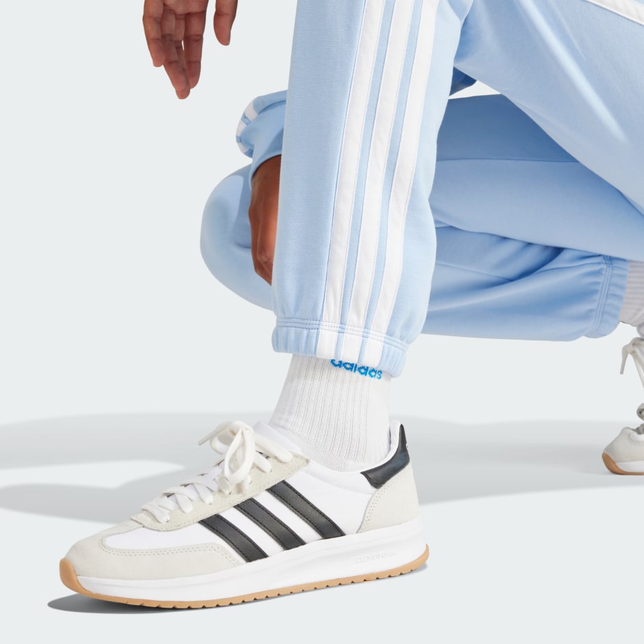 Essentials 3-Stripes French Terry Cuffed Pants