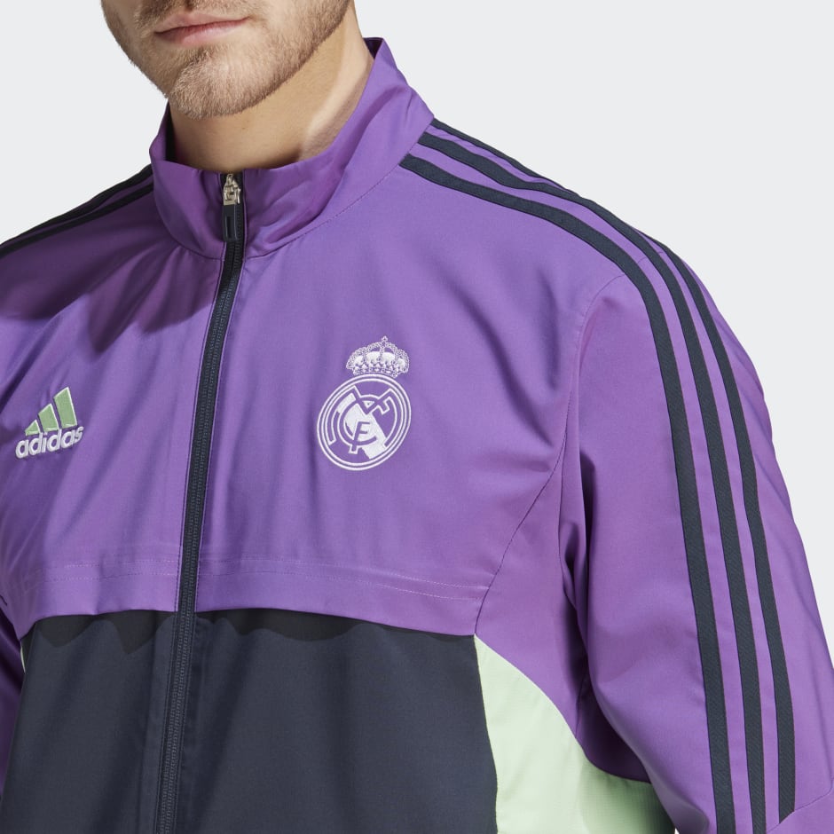 buitenaards wezen alcohol Woestijn adidas Real Madrid Condivo 22 Presentation Jacket - Purple | adidas KW
