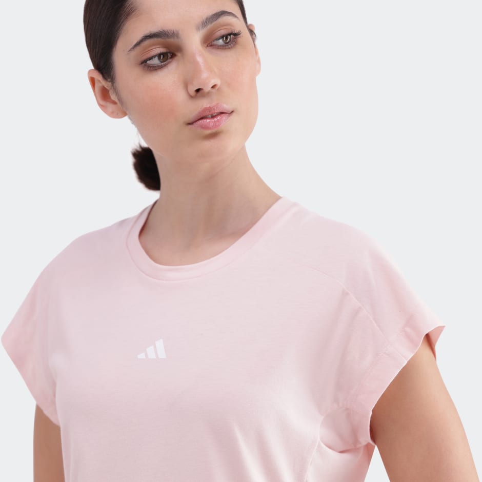 AEROREADY Train Essentials Minimal Branding V-Neck T-Shirt