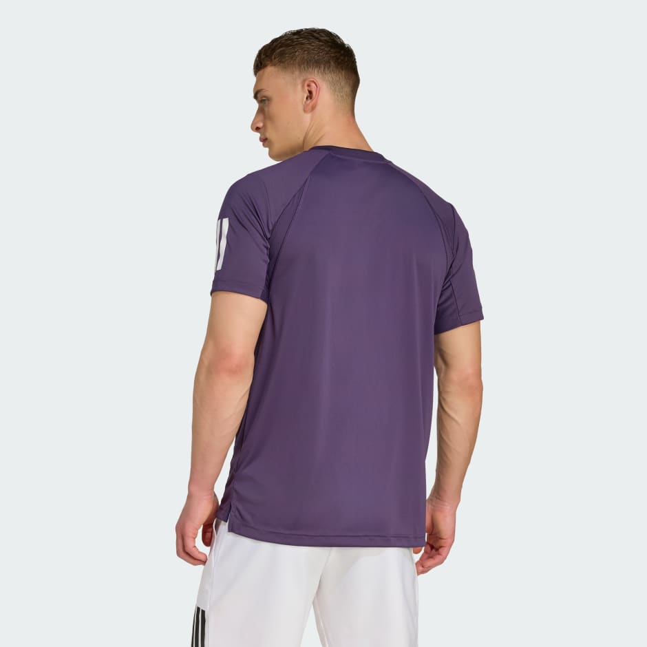 Club Tennis Climacool 3-Stripes Tee