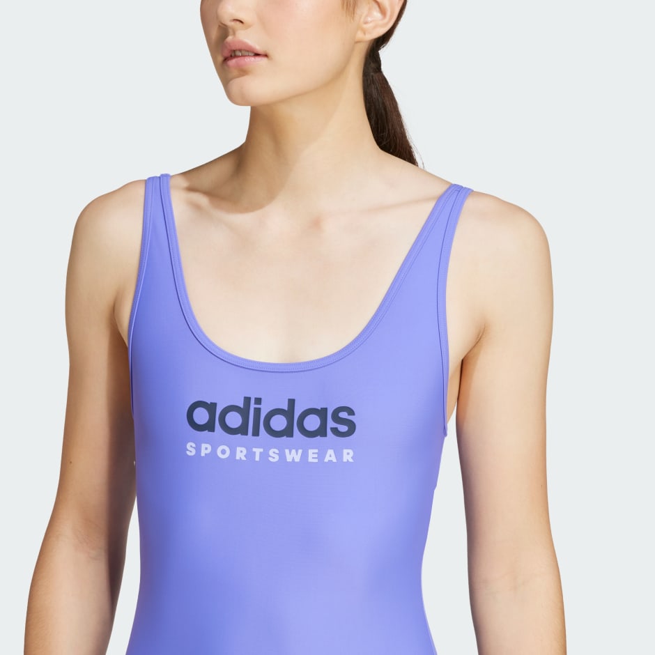Costum de baie Sportswear cu spate &icirc;n U