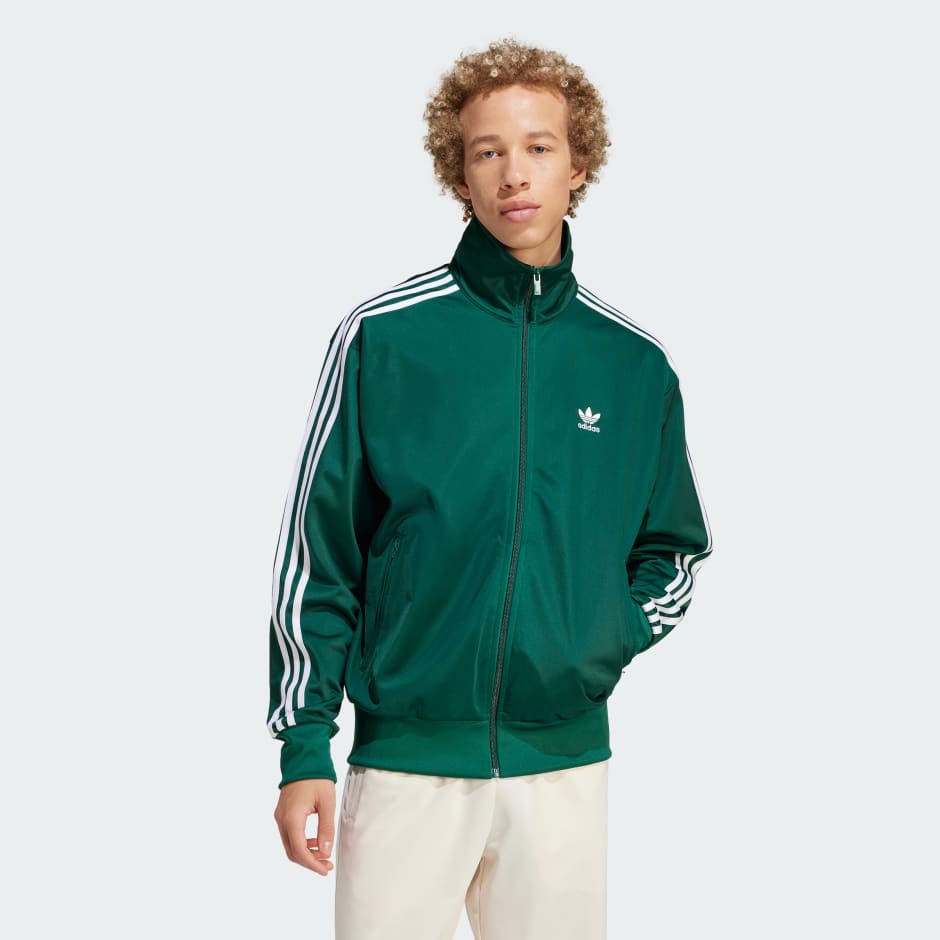 Men's Clothing - Adicolor Classics Firebird Track Top - Green | adidas ...