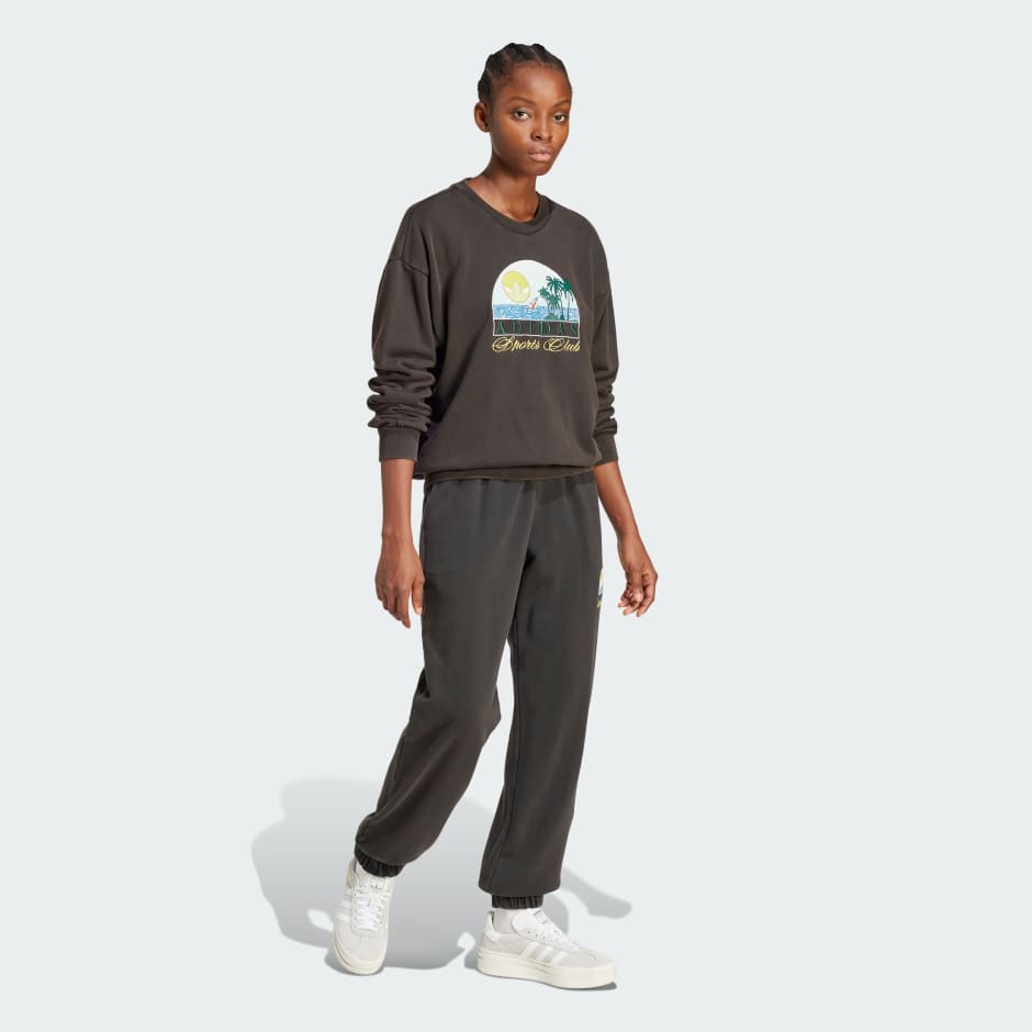 CLOTHING - Trefoil Series Island Club Sweatshirt - Black