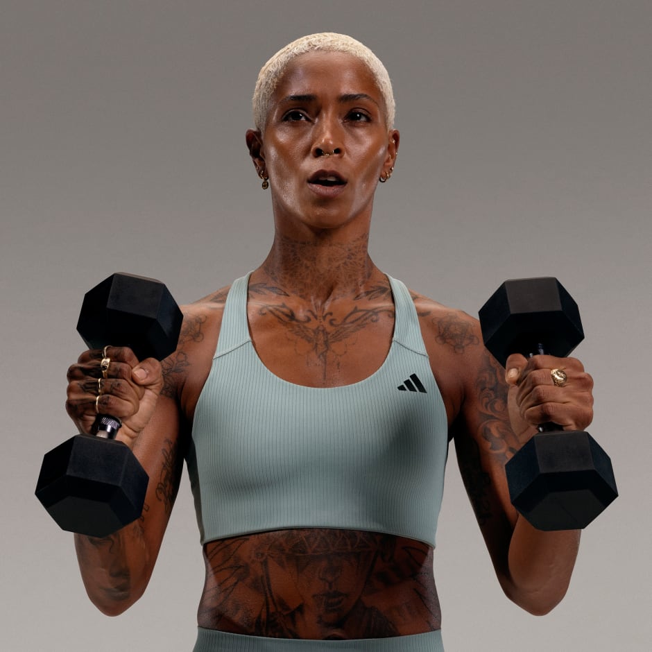 Powerimpact Rib Medium Support Training Bra