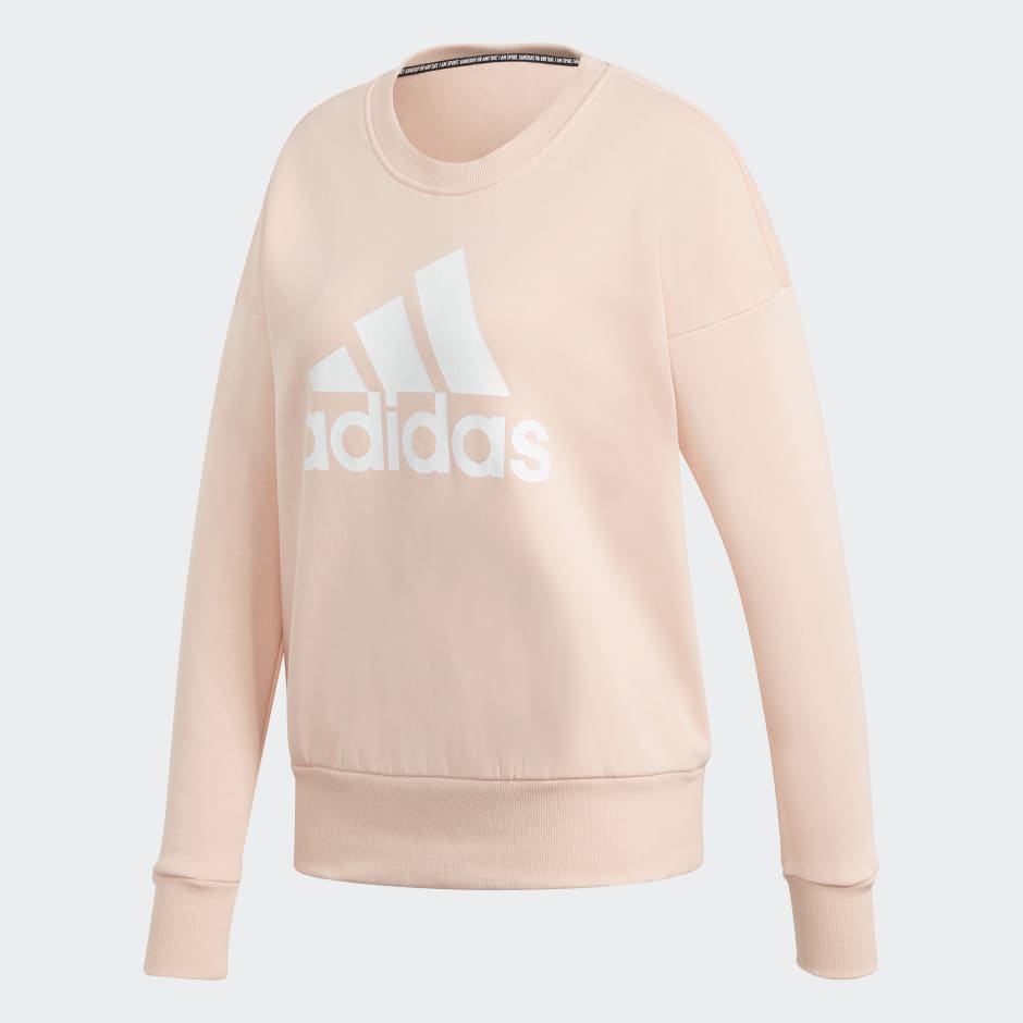 adidas badge of sport crew sweatshirt