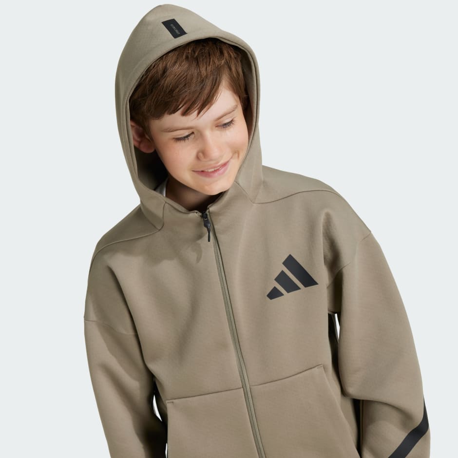 adidas Z.N.E. Full-Zip Hooded Track Jacket Kids