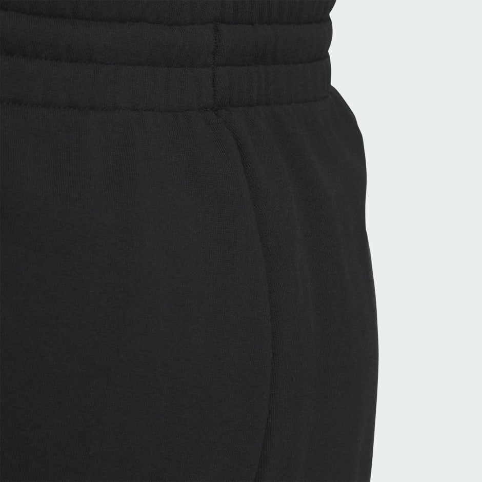 Small Logo French Terry Open Hem Pants