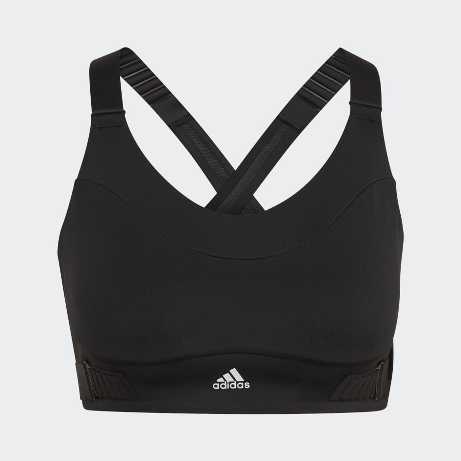 adidas FastImpact Luxe Run High-Support Bra - Black