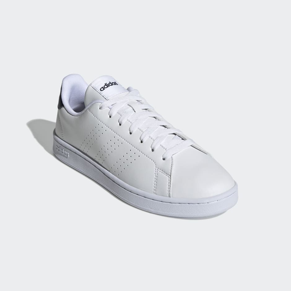 Adidas Advantage Men's Athletic Tennis Casual Sneaker White Shoe #299   Zapatos adidas blancos, Zapatillas blancas hombre, Zapatillas adidas blancas