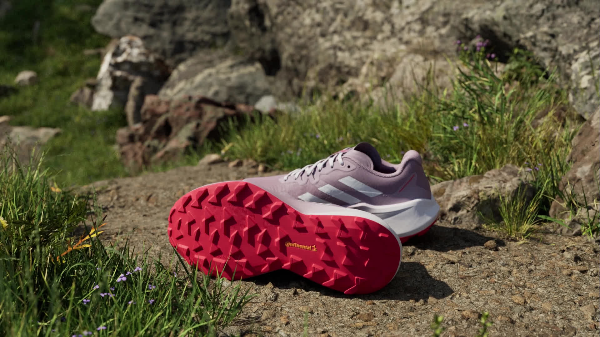 adidas Terrex Agravic 3 Trail Running Sneakers - Purple