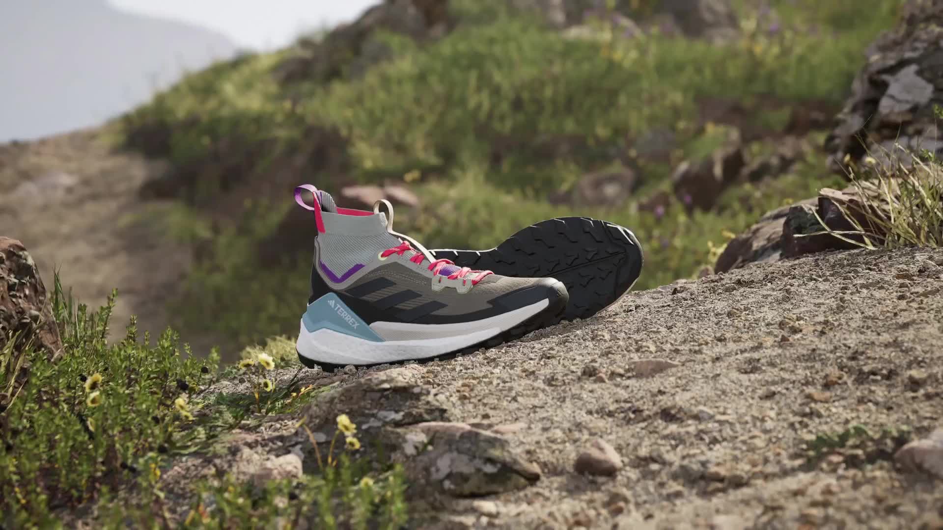 adidas Terrex Free Hiker 2.0 Hiking Shoes - Green | Women's 