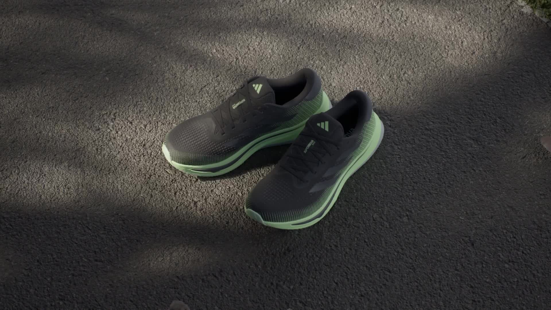 adidas Supernova Rise Running Sneakers - Black | Free