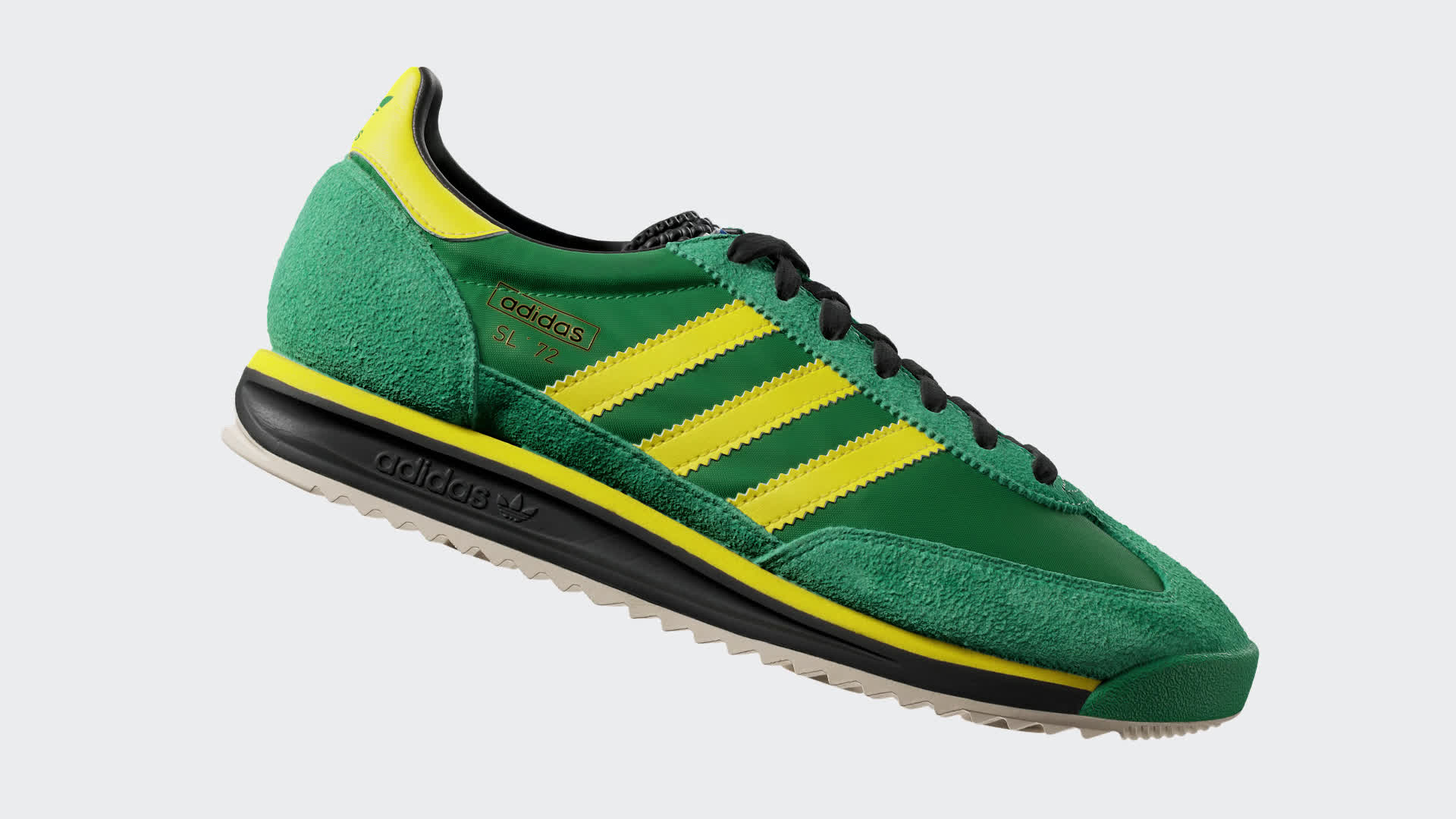 adidas SL 72 RS Shoes - Green | Free Shipping with adiClub 