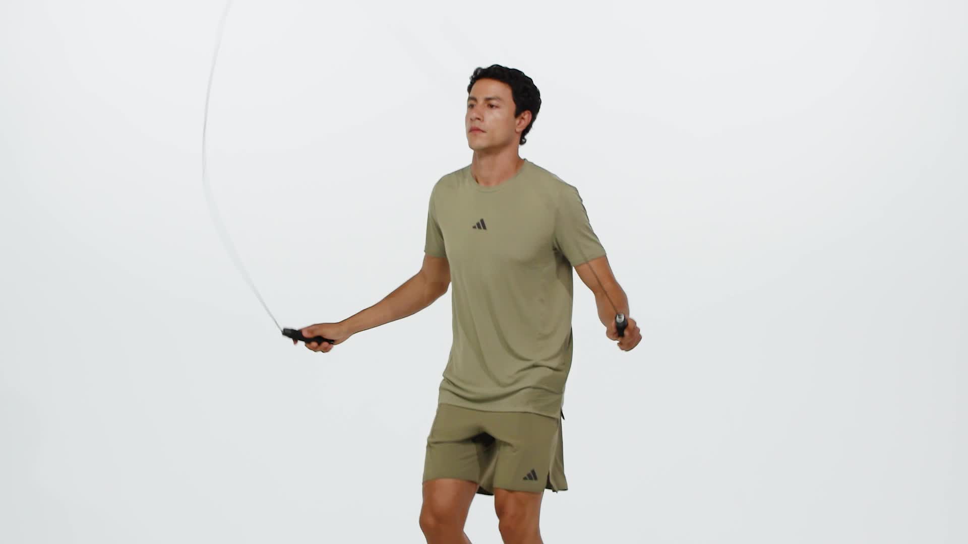adidas Designed for Training Workout Tee - Green | Free