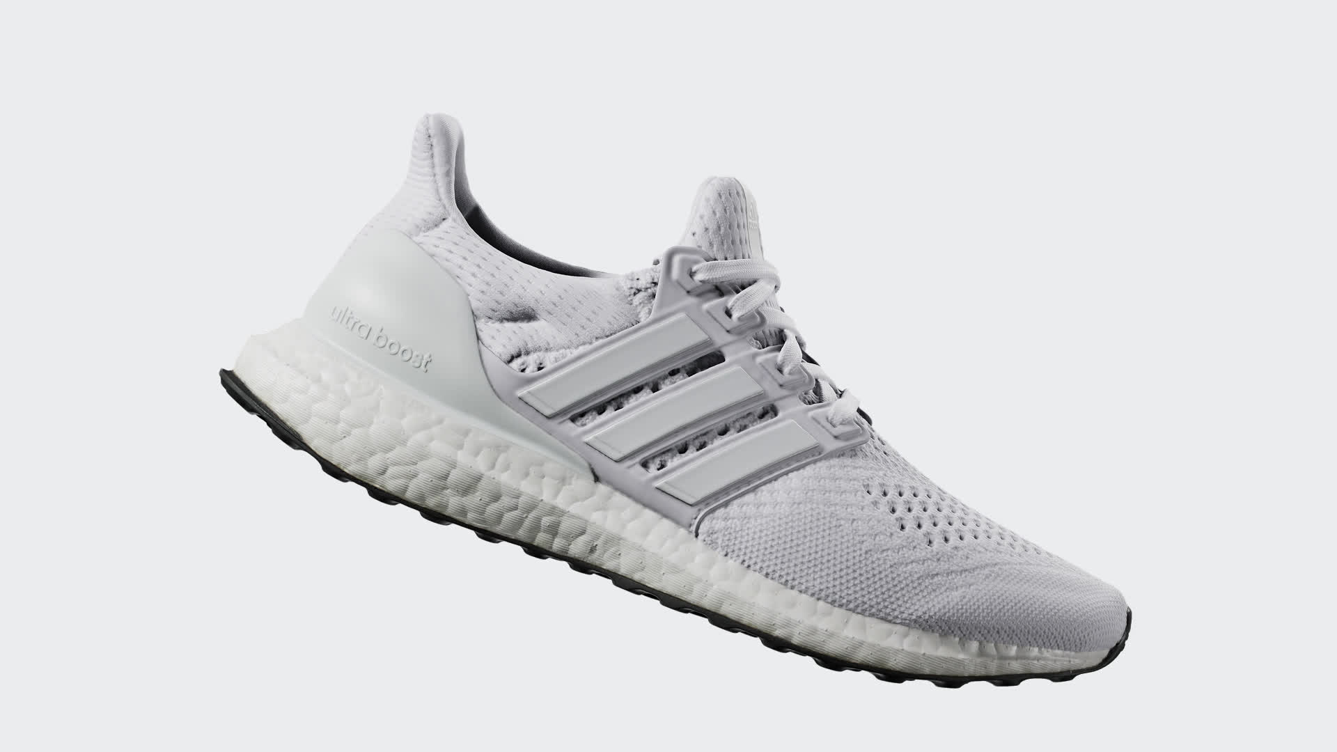 White and grey fashion adidas ultra boost