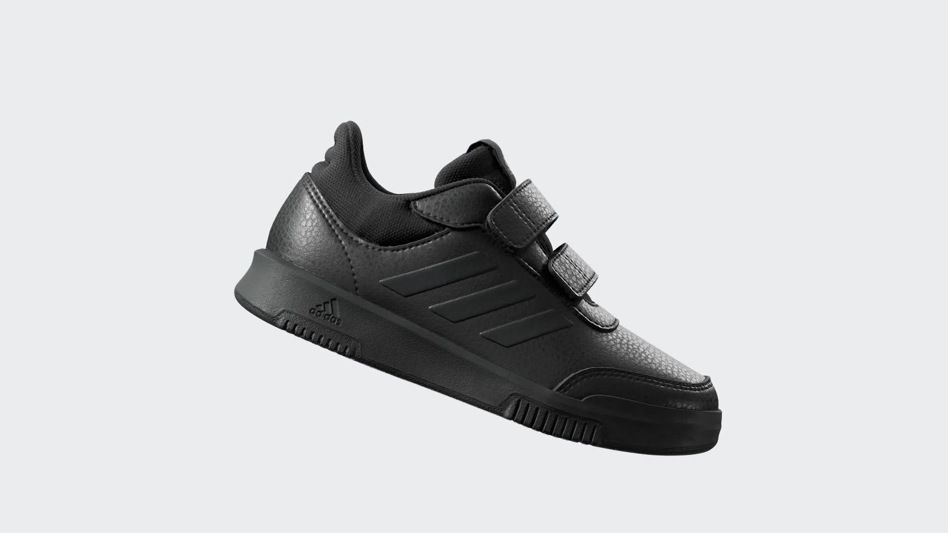 Adidas black velcro school shoes best sale