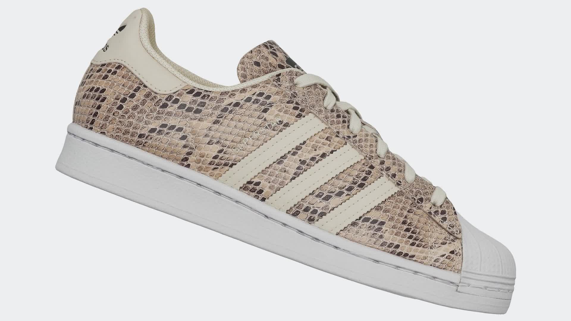 Beige adidas clearance superstars