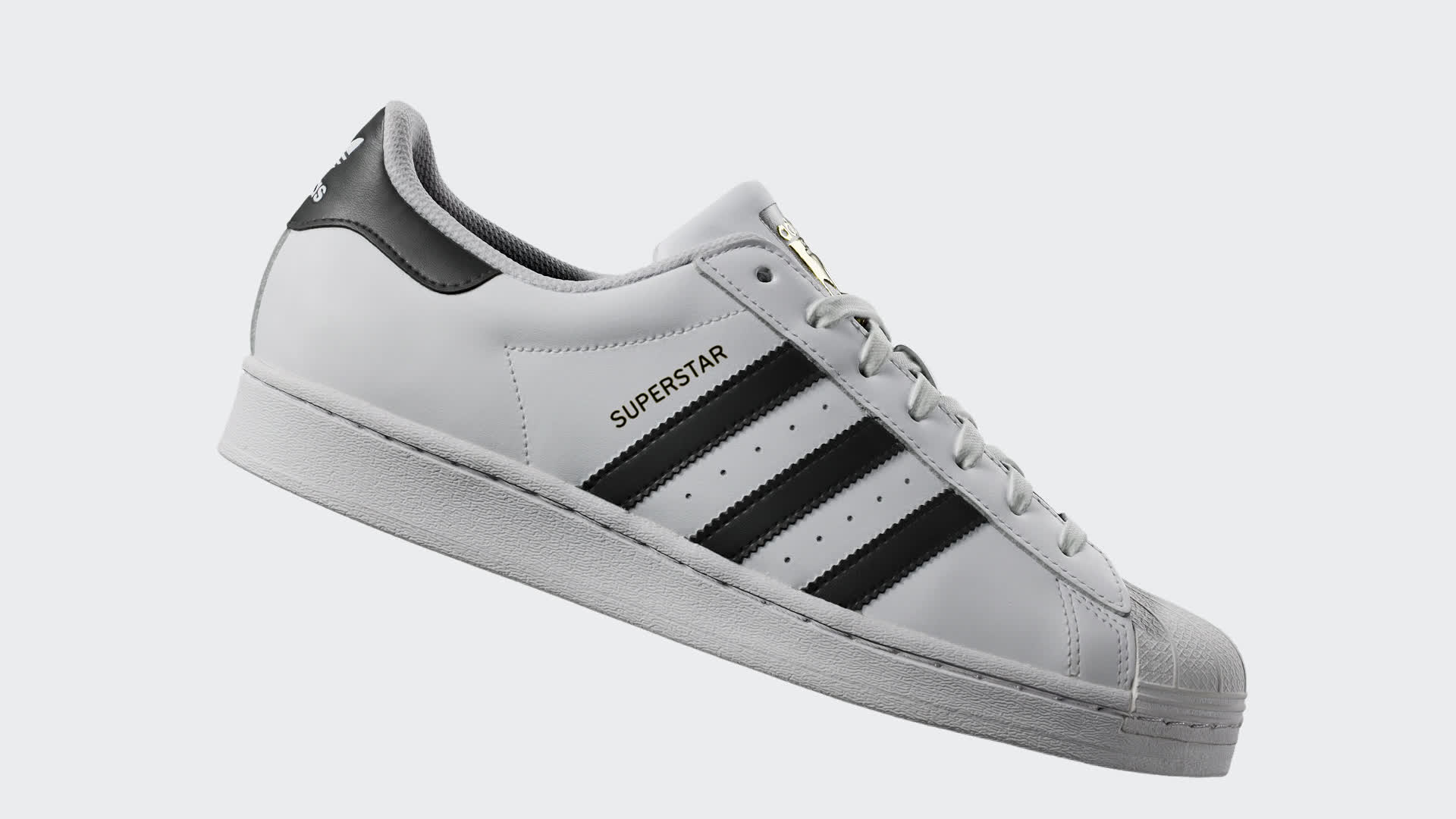 adidas Originals Superstar Black White Gold Men Women Unisex Classic Shoe  EG4959