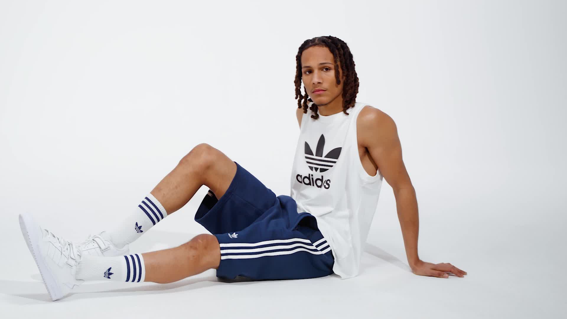 adidas Adicolor 3-Stripes Shorts - Blue | Free Shipping with 