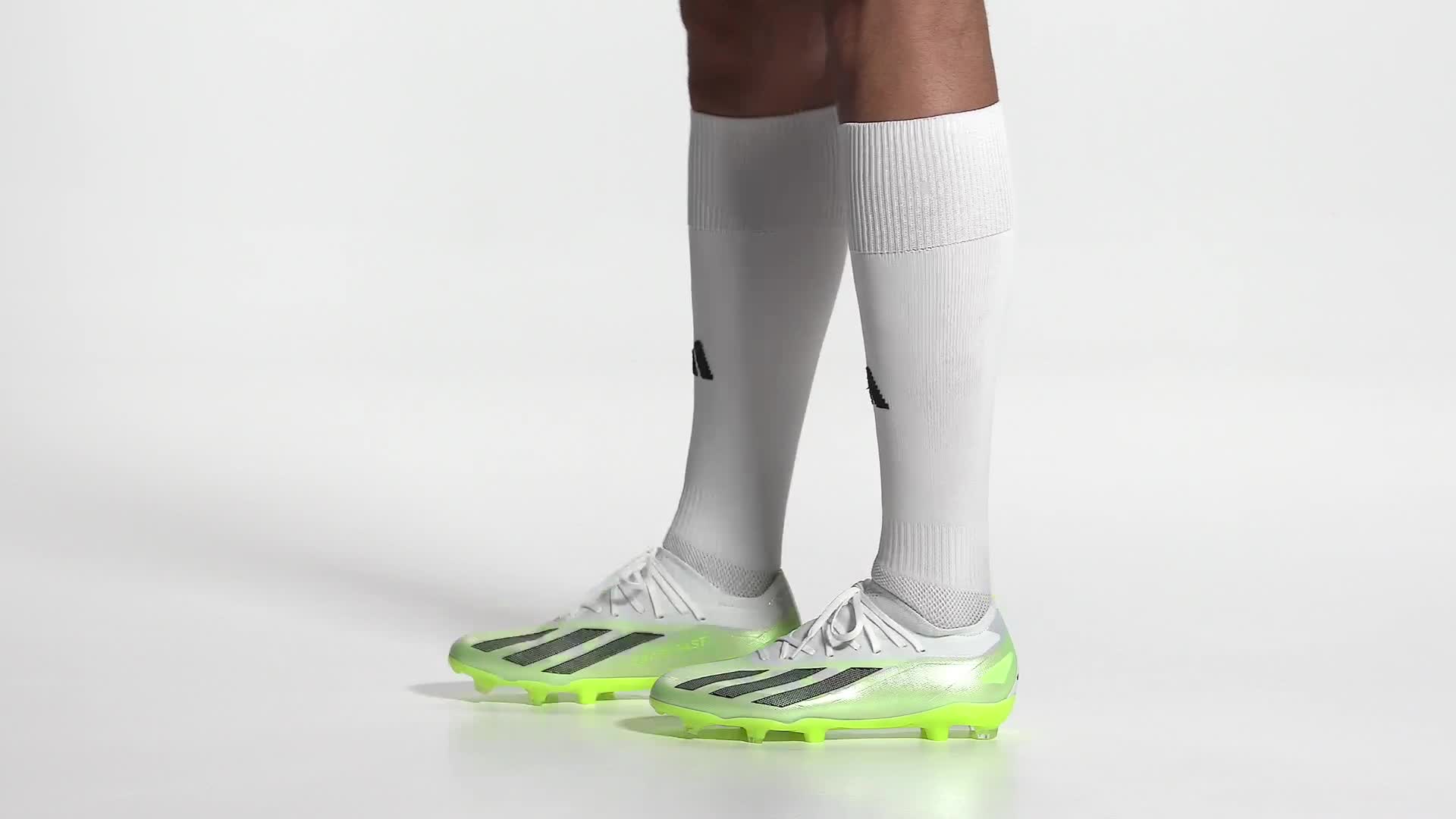 adidas X Crazyfast.2 Firm Ground Soccer Cleats - White | Unisex 