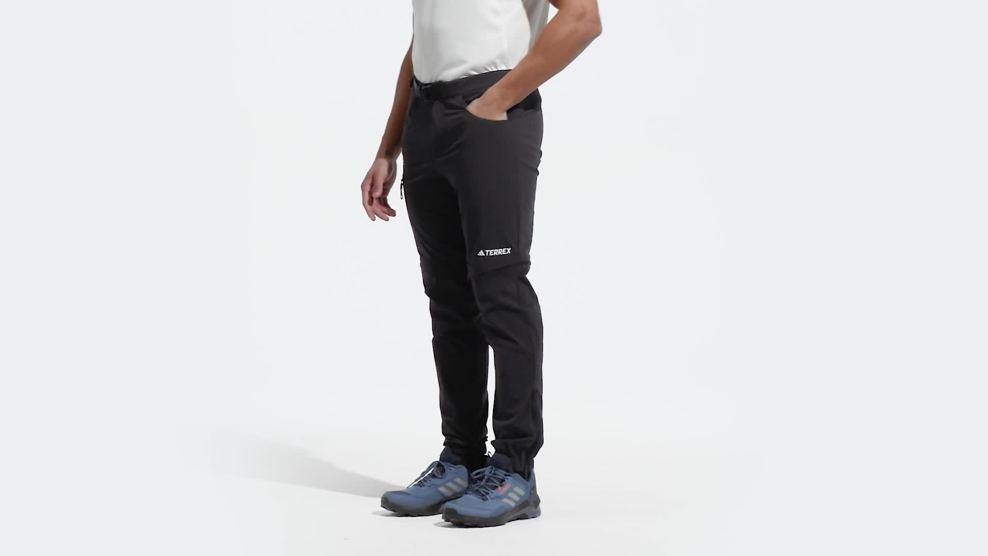 adidas TERREX Utilitas Hiking Zip-Off Pants - Black