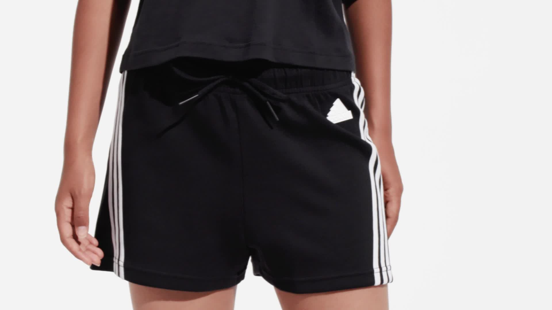 ADIDAS lace trim 3-stripes shorts 2024