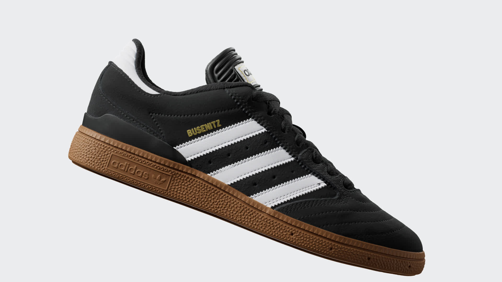 Adidas Busenitz Black White Gold