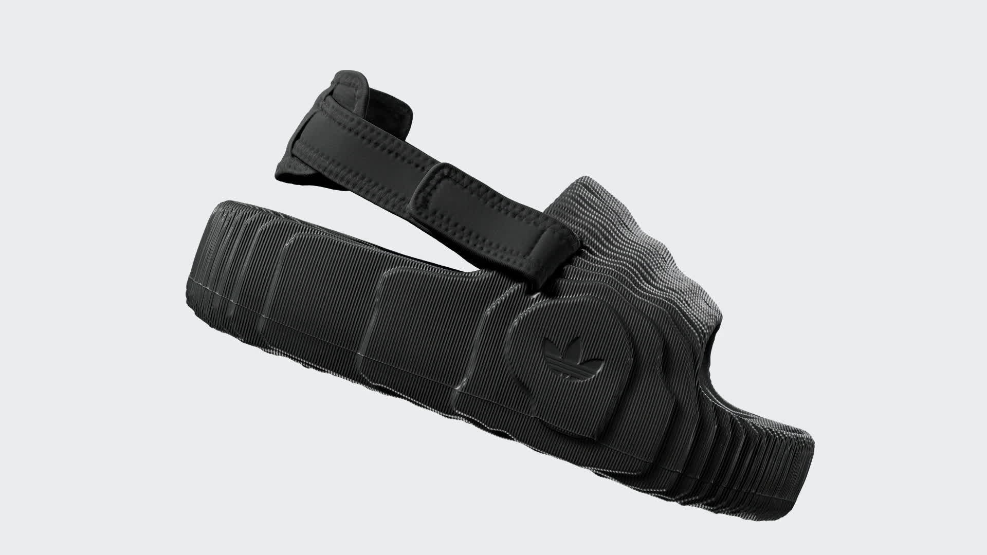 サンダル・ミュール adidas Adilette 22 XLG Black adidas ADILETTE 22 XLG W CBLACK/CBLACK/CBLACK 24SS-I