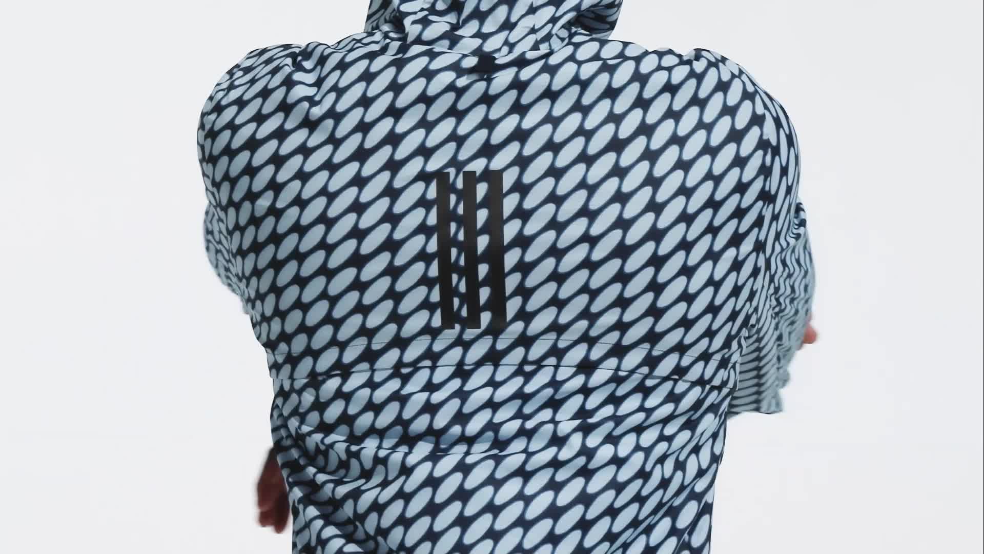 Adidas x Marimekko Colorblock Pattern Jacket - White Jackets, Clothing -  WAXMM20262