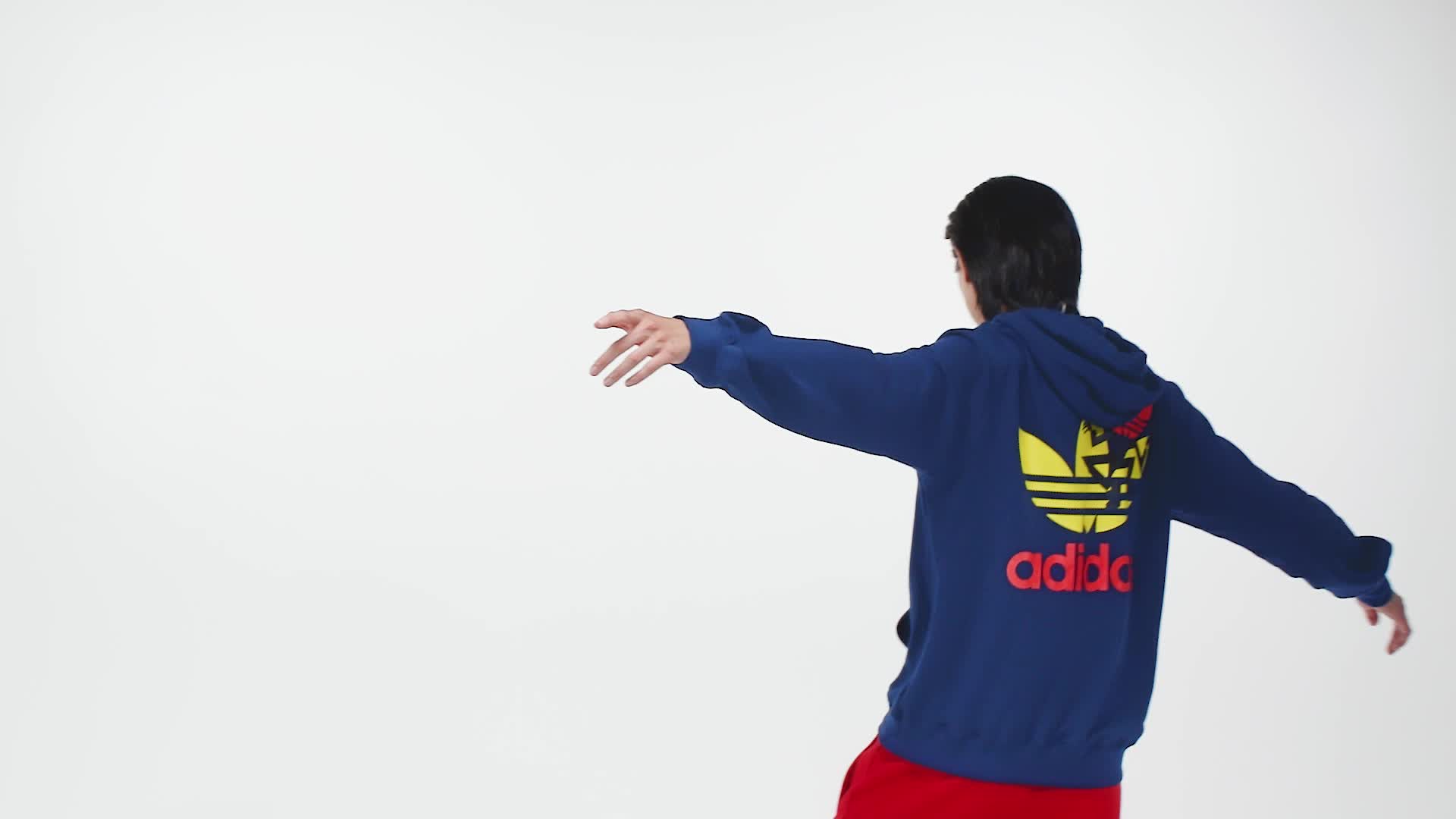 adidas Trefoil Hoodie - Blue | Free Shipping with adiClub | adidas US