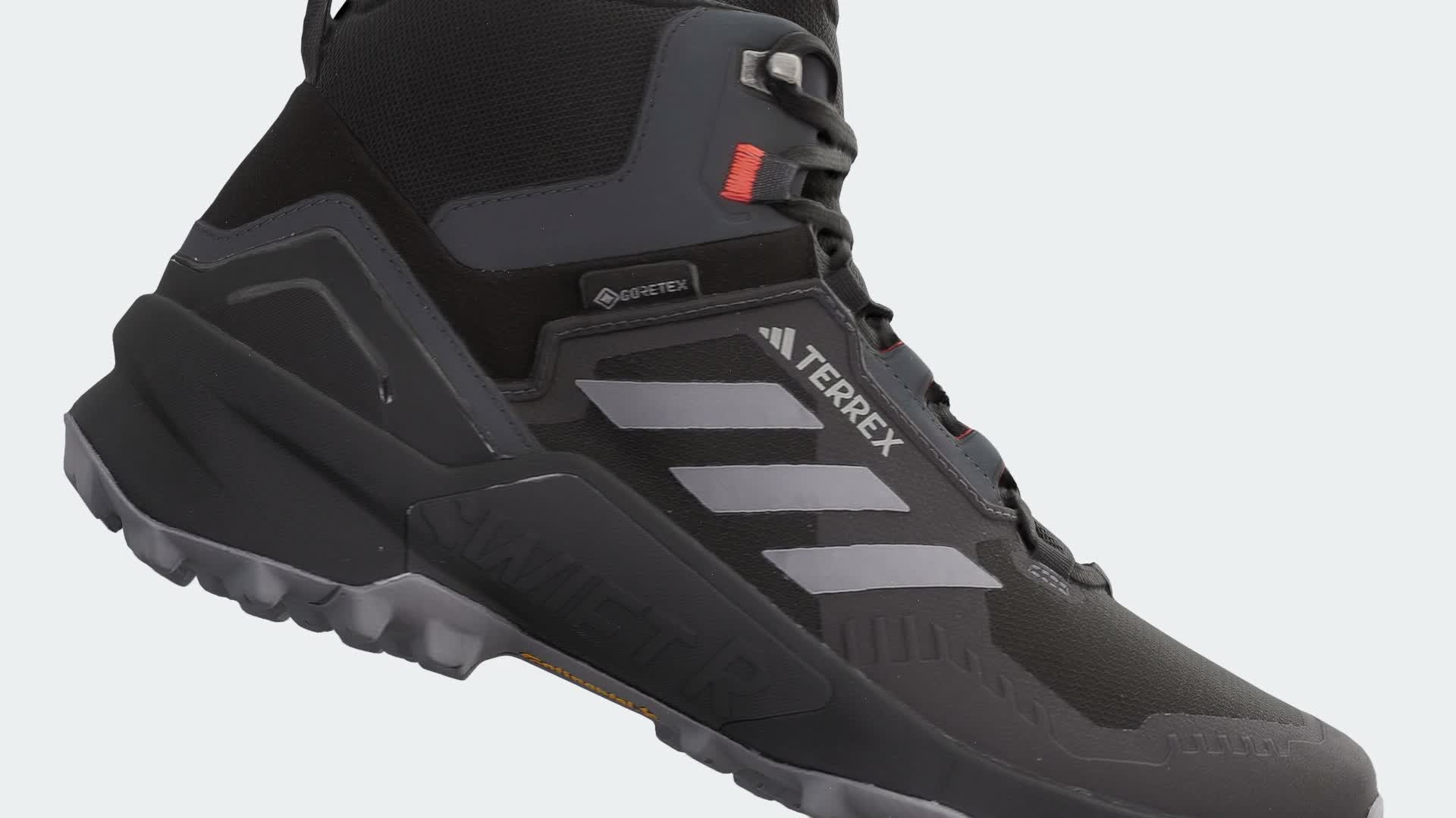 US adidas Shoes R3 TERREX Swift Black Men\'s Mid | Hiking - | Hiking GORE-TEX adidas