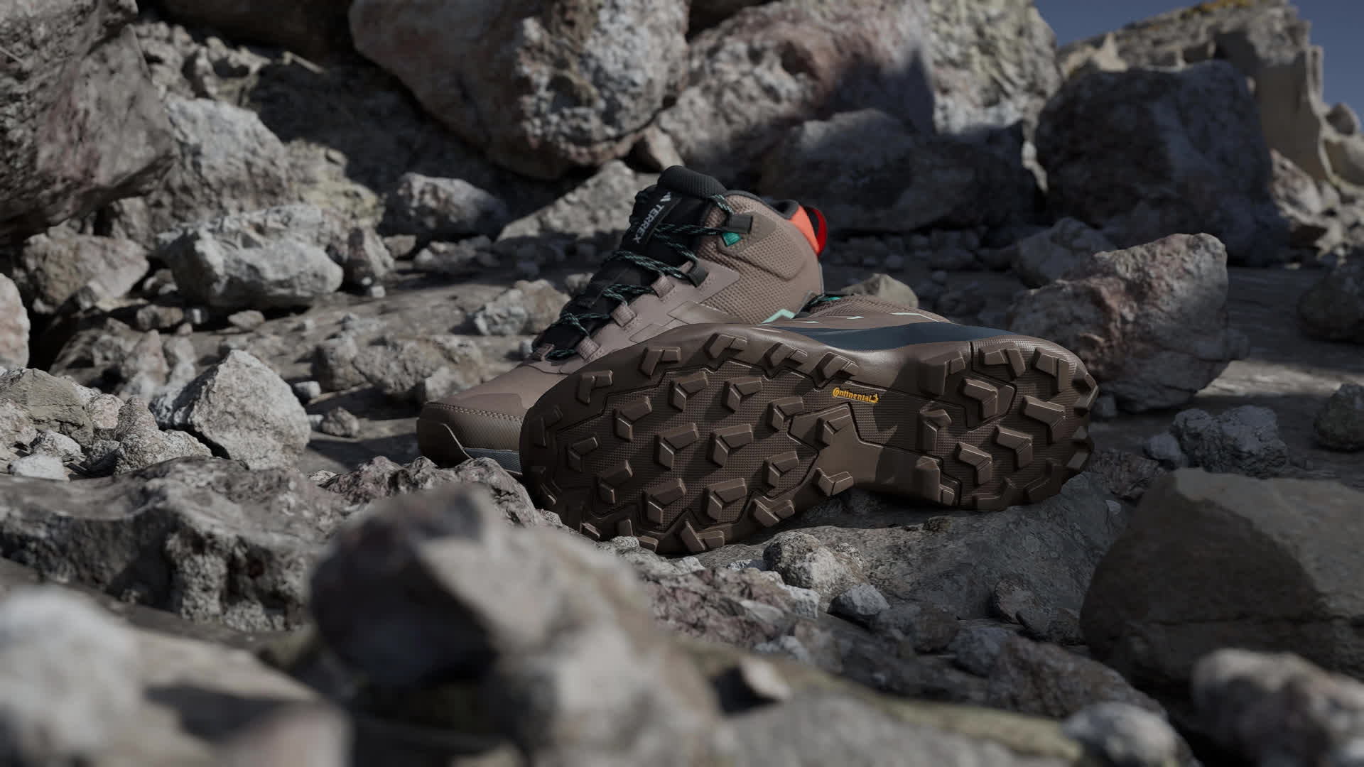 adidas Terrex Skychaser AX5 Mid GORE-TEX Hiking Shoes - Brown
