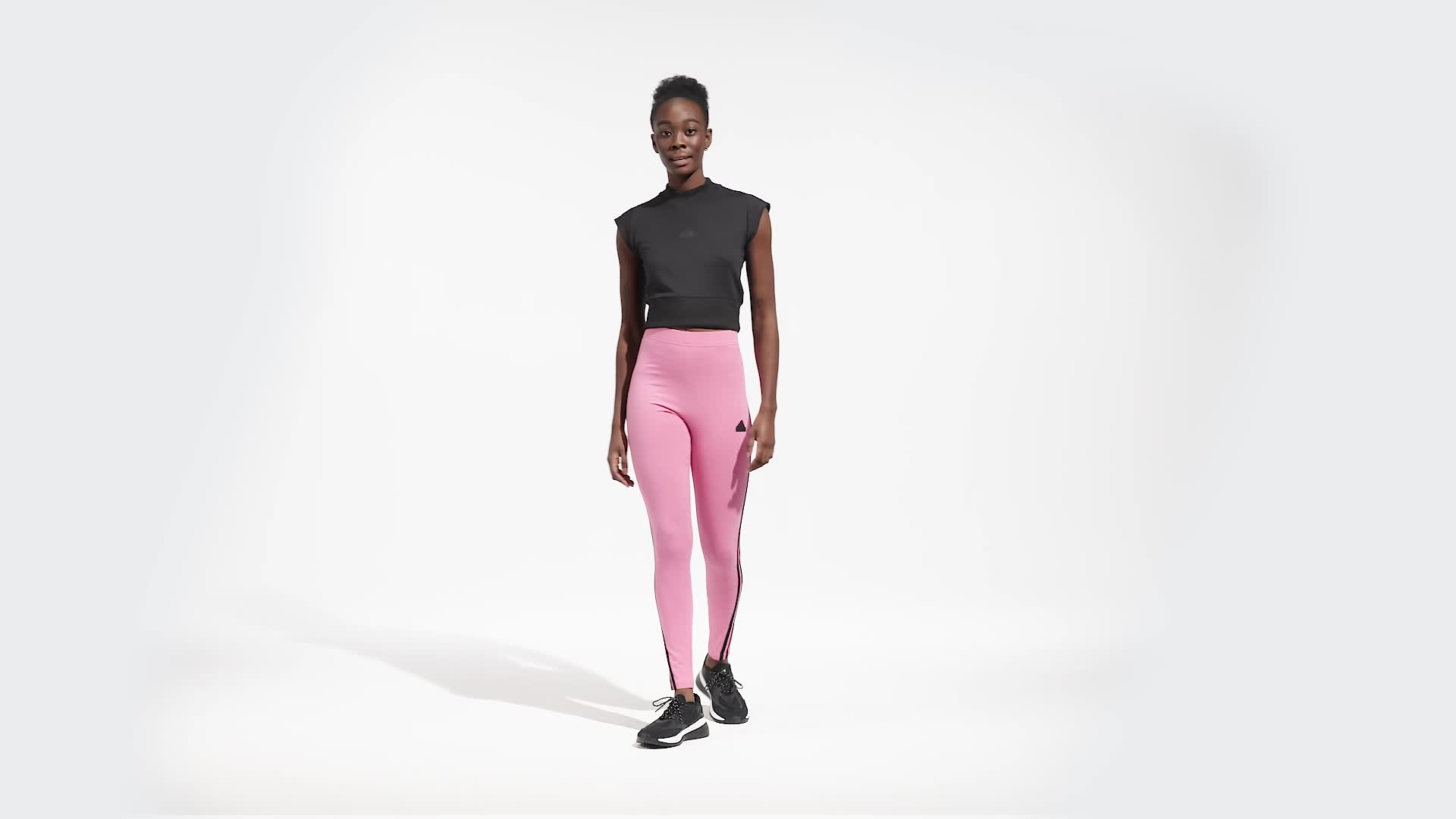 adidas Future Icons 3-Stripes Leggings | Pink adidas Women\'s - US Lifestyle 