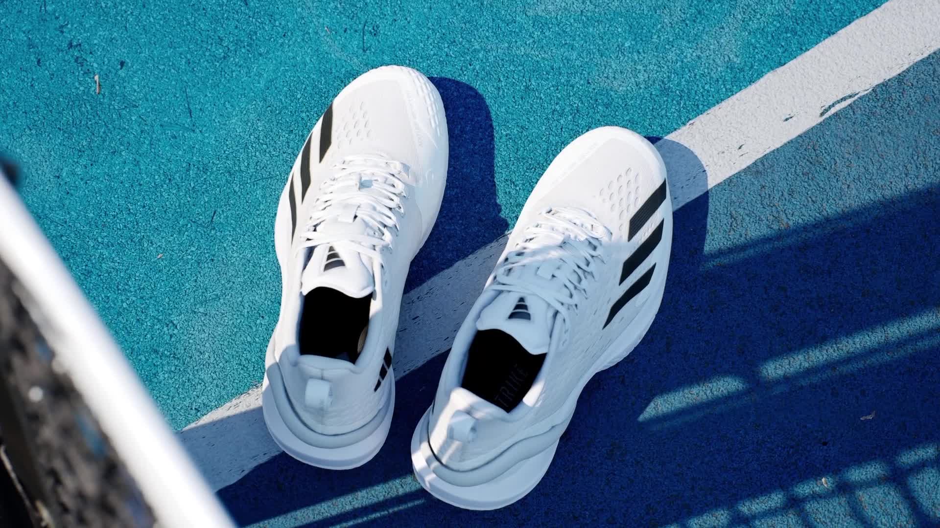 adidas Adizero Cybersonic Tennis Shoes - White | Men's Tennis 