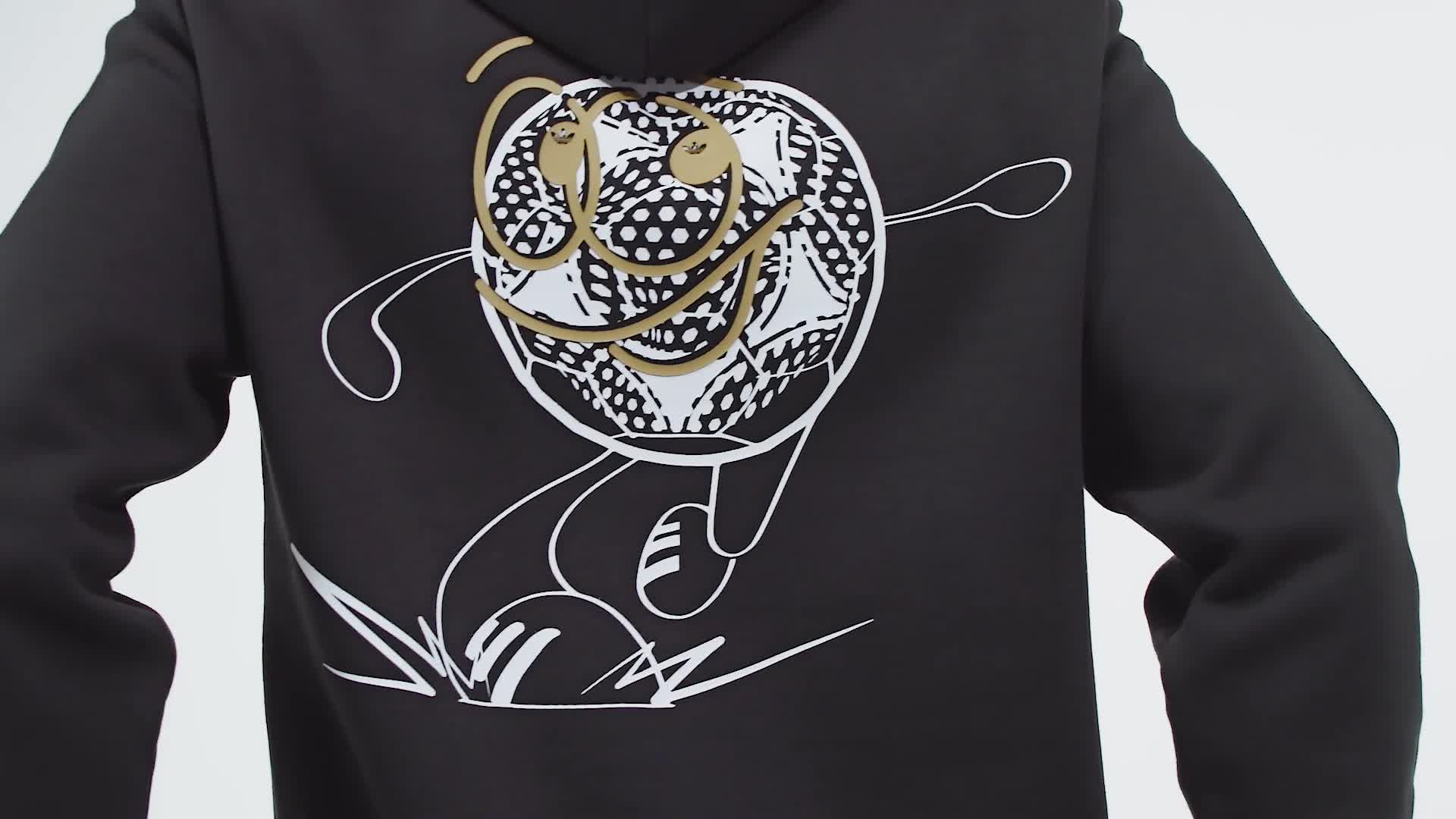 adidas Bluza z kapturem Juventus Graphic - Czerń | adidas Poland