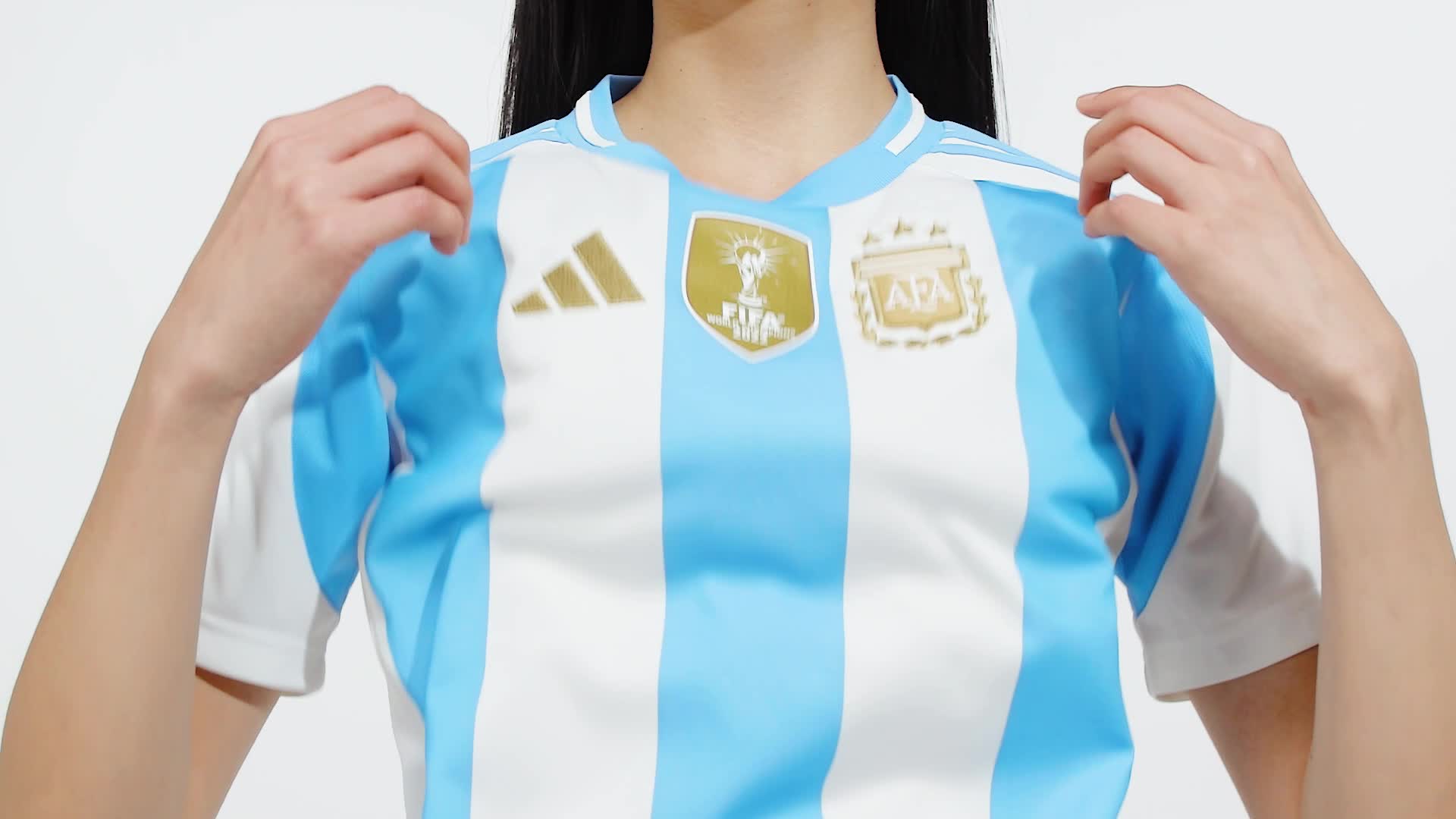 Adidas Argentina Home White / buy Light Aqua Jersey