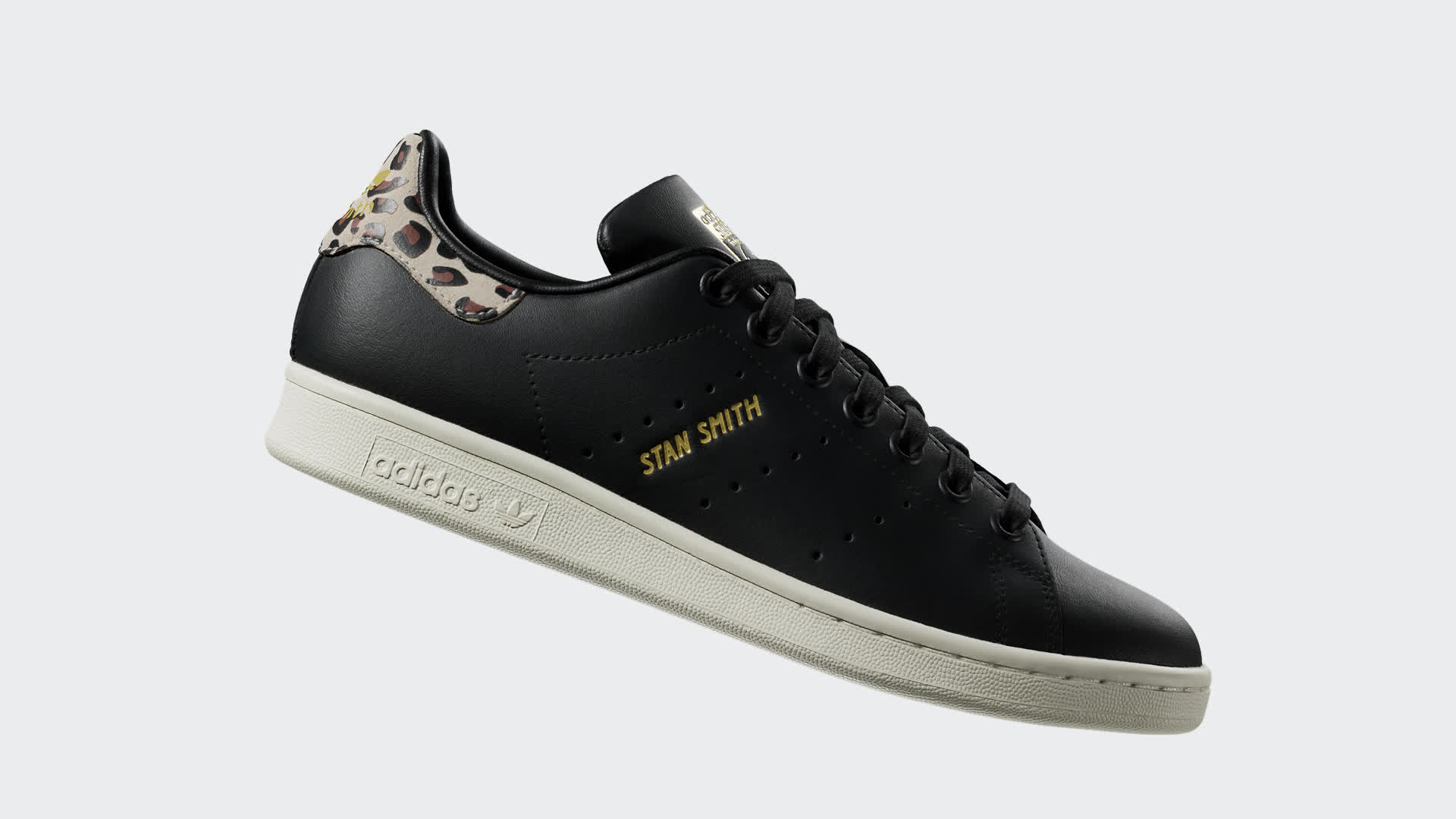 adidas' Stan Smith Cursive Heel in Black & White
