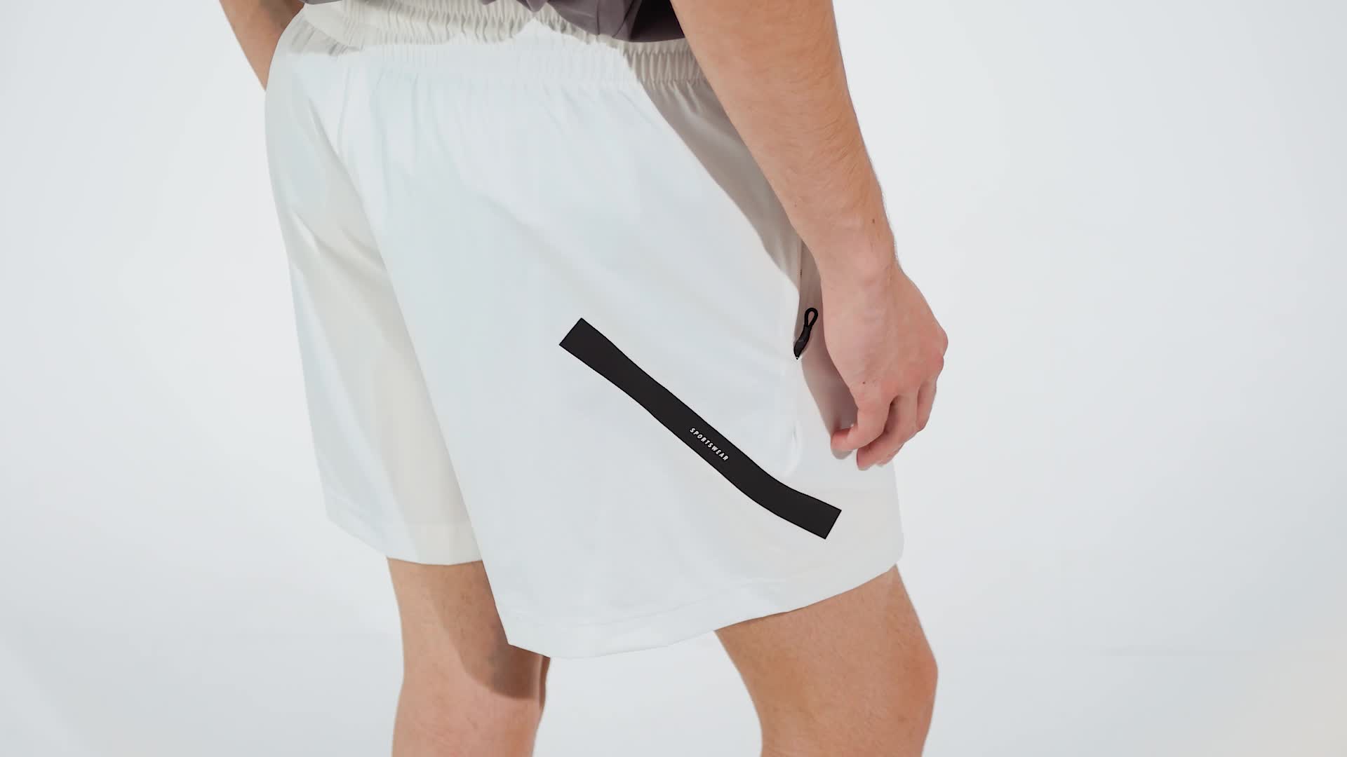 adidas Z.N.E. Woven Shorts - White | Free Shipping with