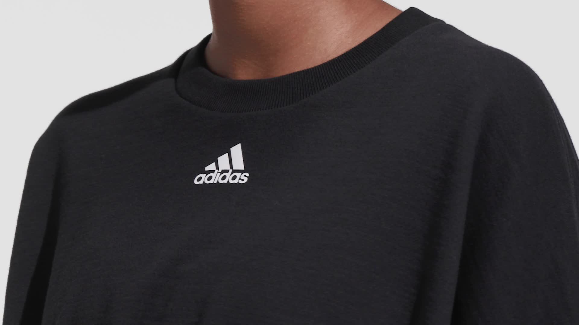 adidas Dance Crop Versatile Sweatshirt - Black