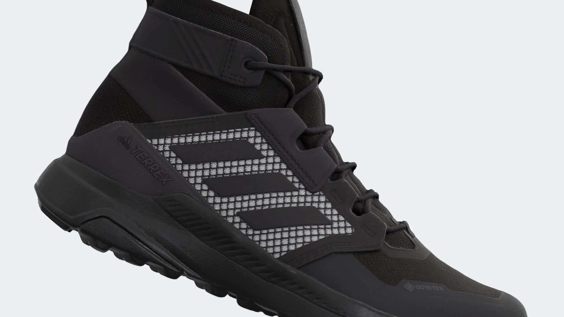 adidas Men's Terrex Trailmaker Mid GORE-TEX Hiking Shoes - Black 