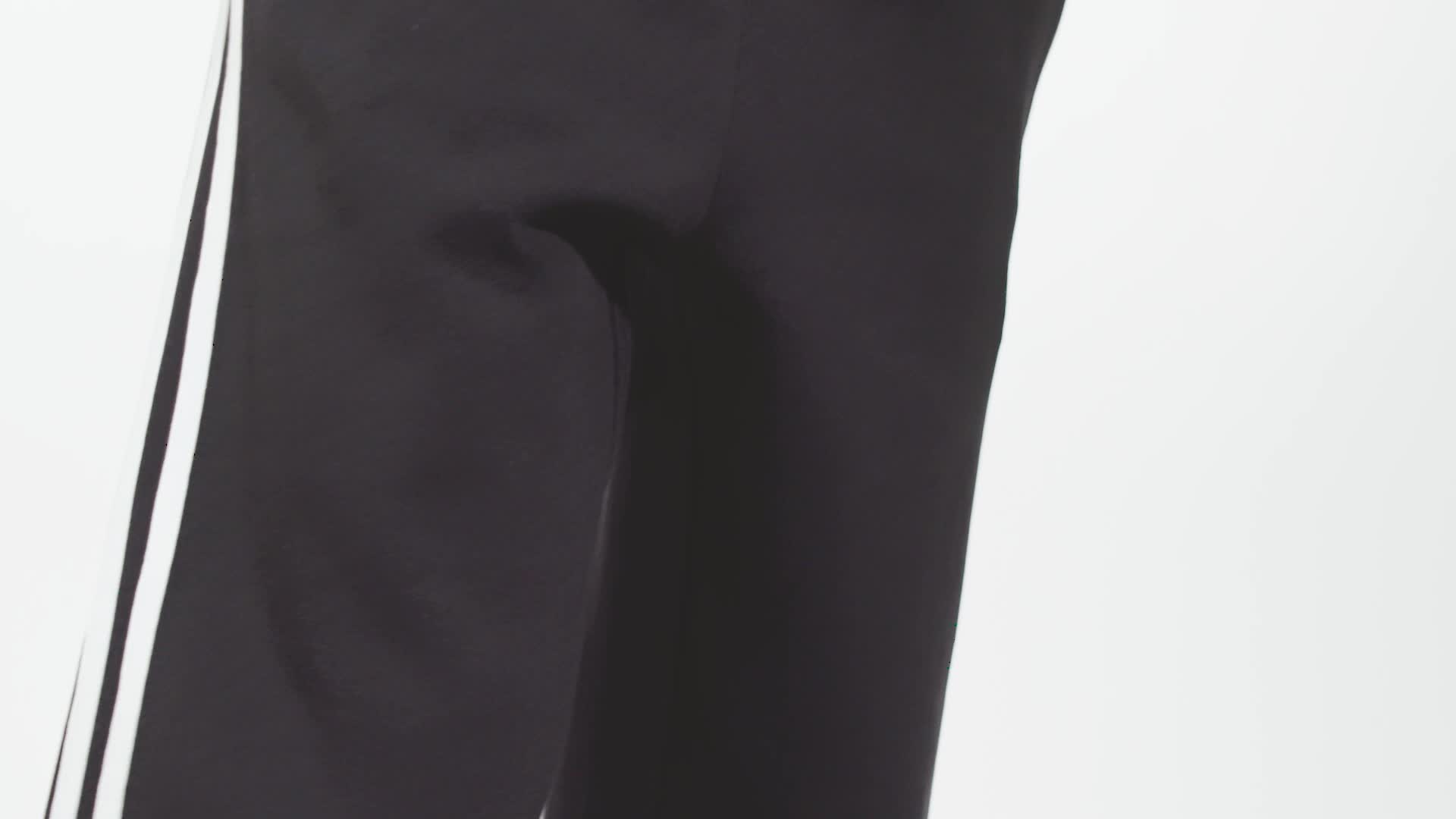adidas Future Icons 3-Stripes Open Hem Pants - Black