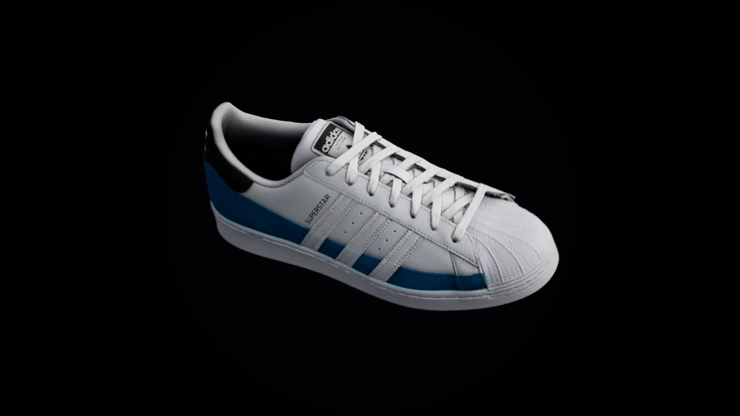 adidas superstar slip on dark blue