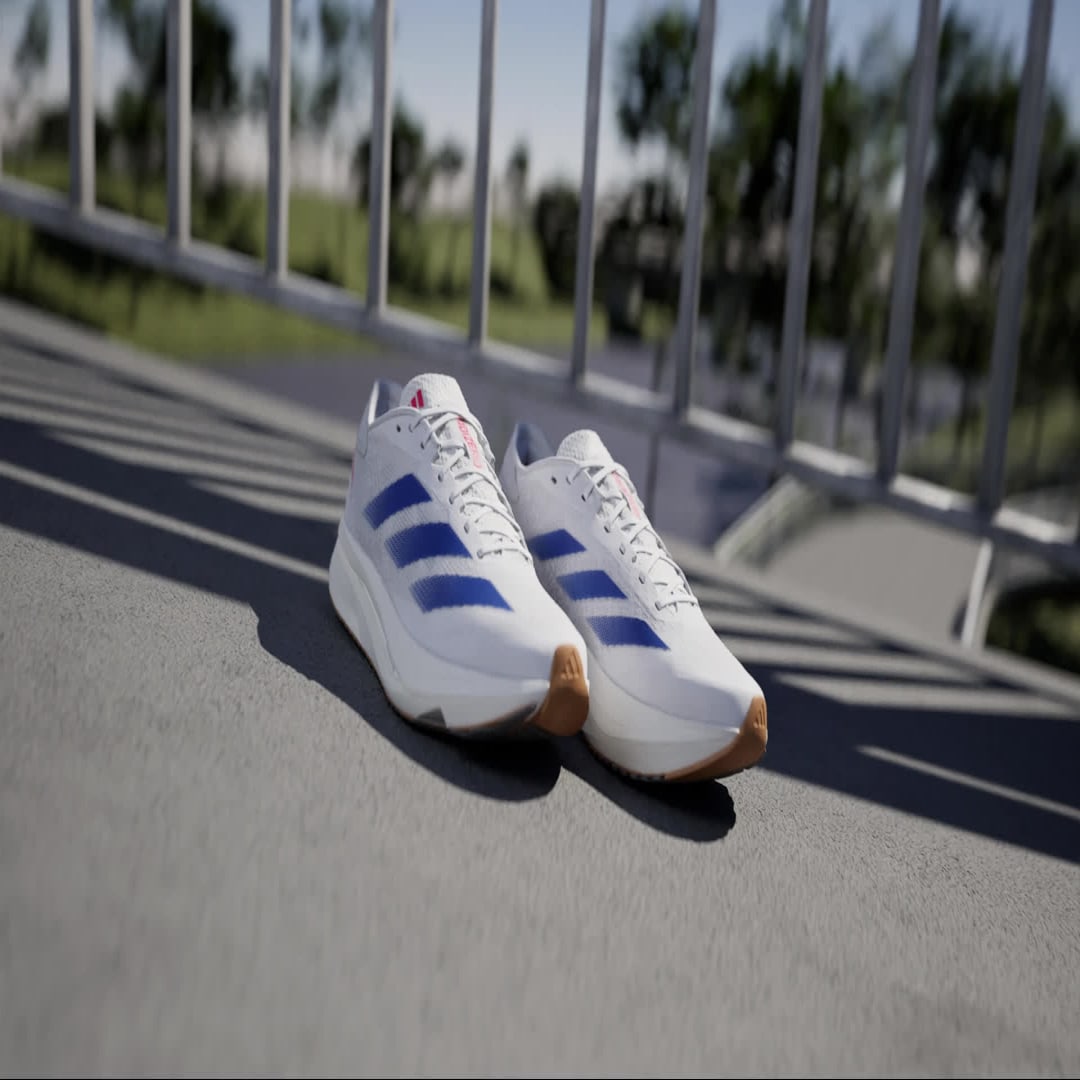 Adidas  sneaker Cloud White / Royal Blue / Pure Ruby