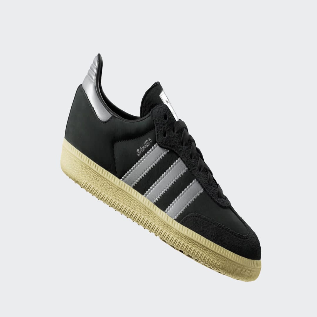 Adidas Samba sneaker Core Black / Matte Silver / Almost Yellow